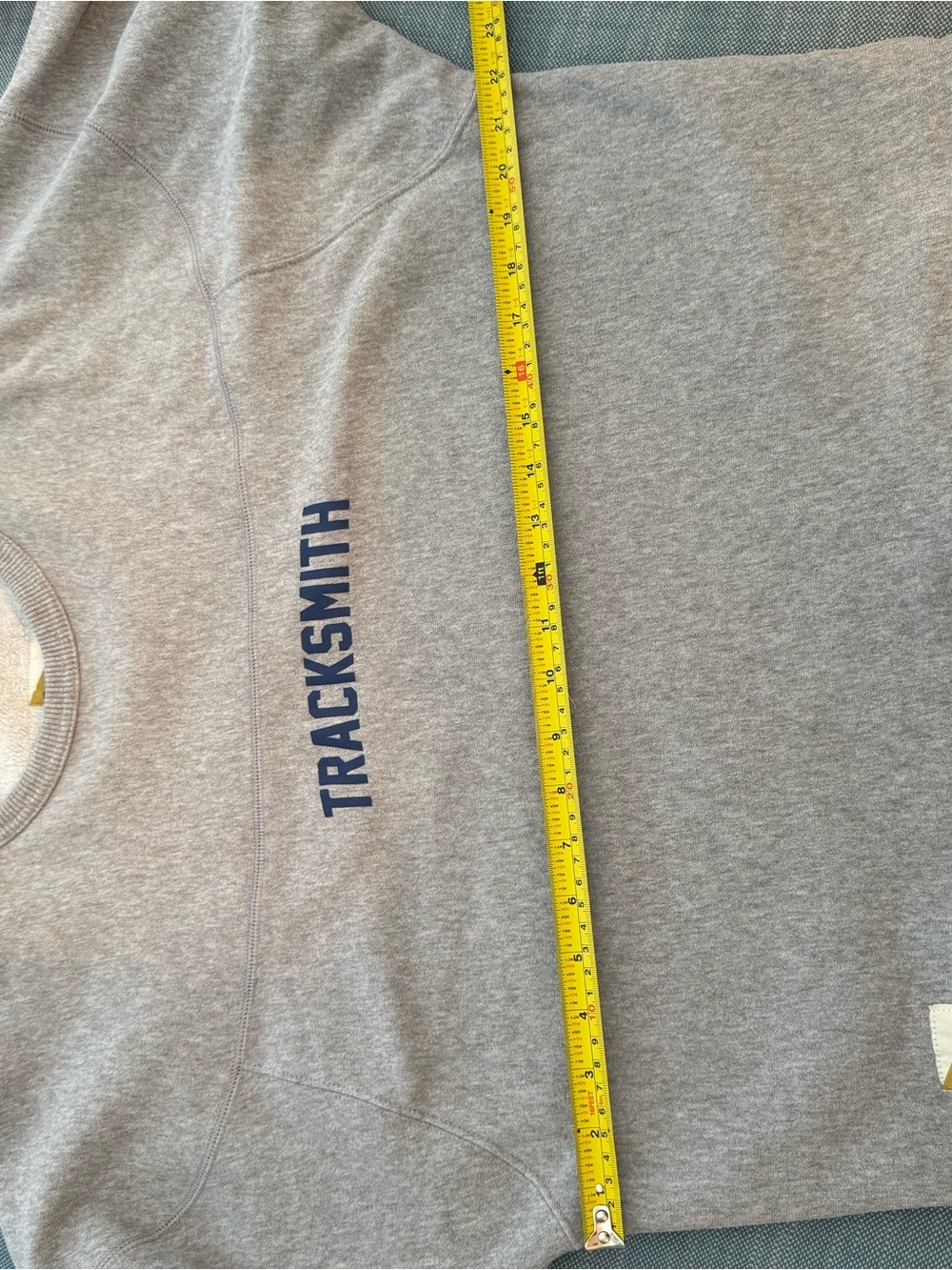 Tracksmith Sweatshirt Gray and Blue - Picture 4 of 6